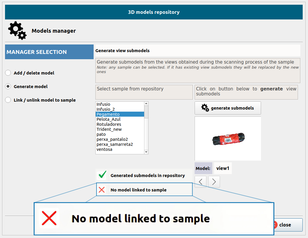 No model linked