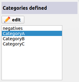 Categories List