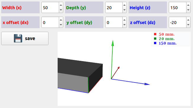 Tool Collision Parameters Offset
